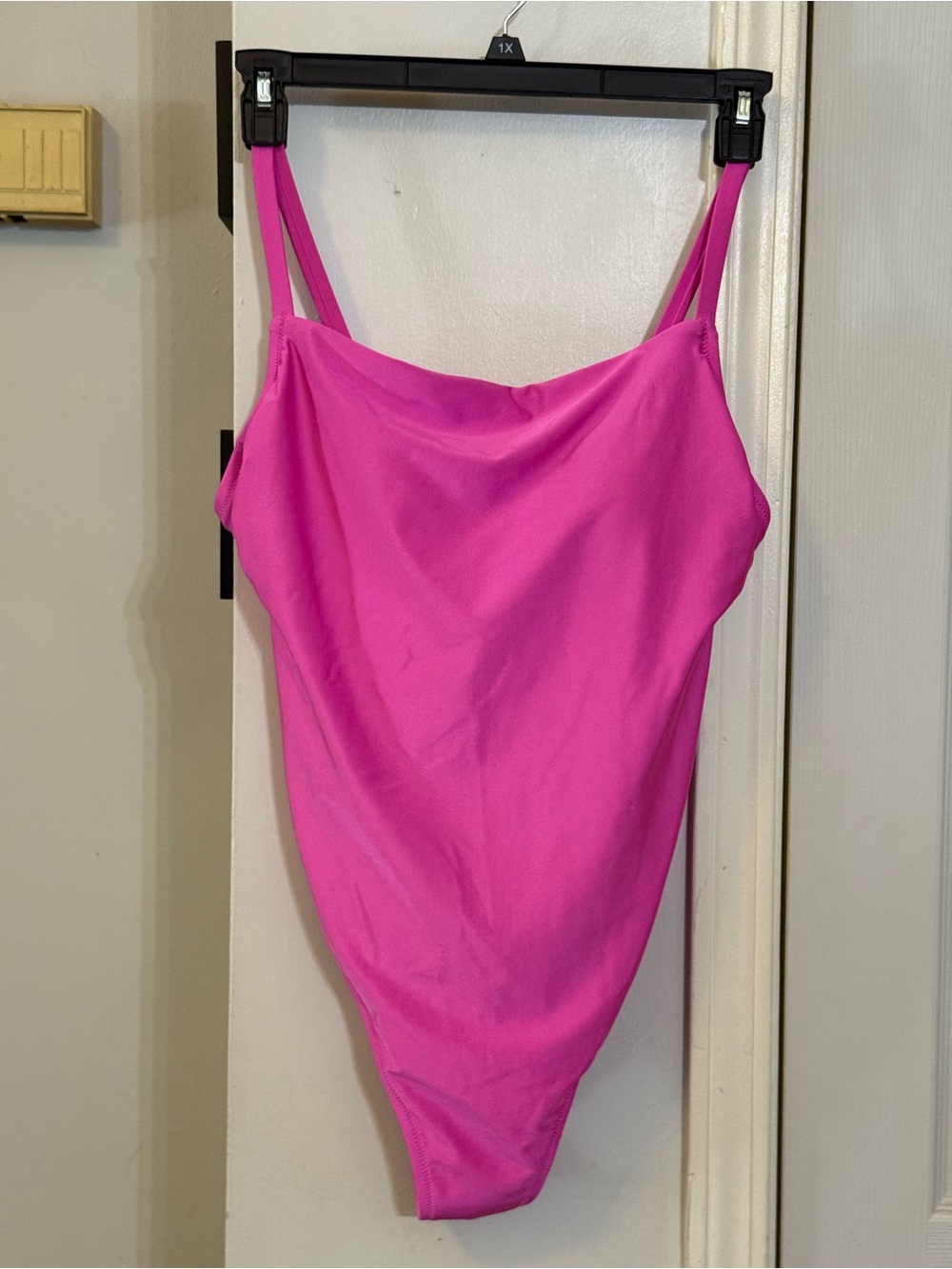 NWOT Women’s Shade and Shore Sz 16 Hot Pink One-Piece Swimsuit